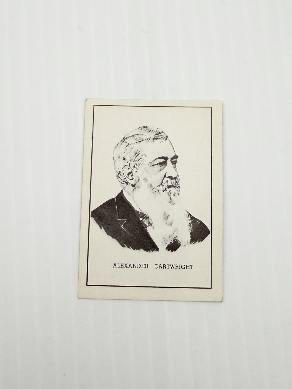 Vintage 1950-56 Callahan Hall of Fame Alexander Cartwright Trading Card